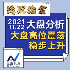 Read more about the article 谈股论金_大盘整体高位震荡，稳步上升 | 20211122