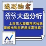 Read more about the article 谈股论金_上周三大股指再次收跌，是熊市到来还是庄家洗盘？ | 20220307