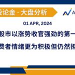 Read more about the article 美国股市以涨势收官强劲的第一季度；消费者情绪更为积极但仍然担忧 | AiF 谈股论金