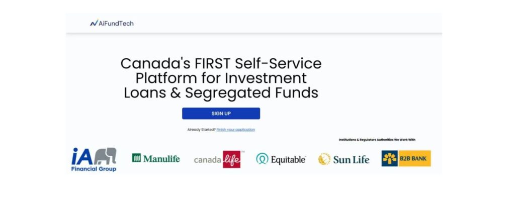 AiFundTech - 加拿大首个线上申请投资贷款保本基金的一站式投资平台