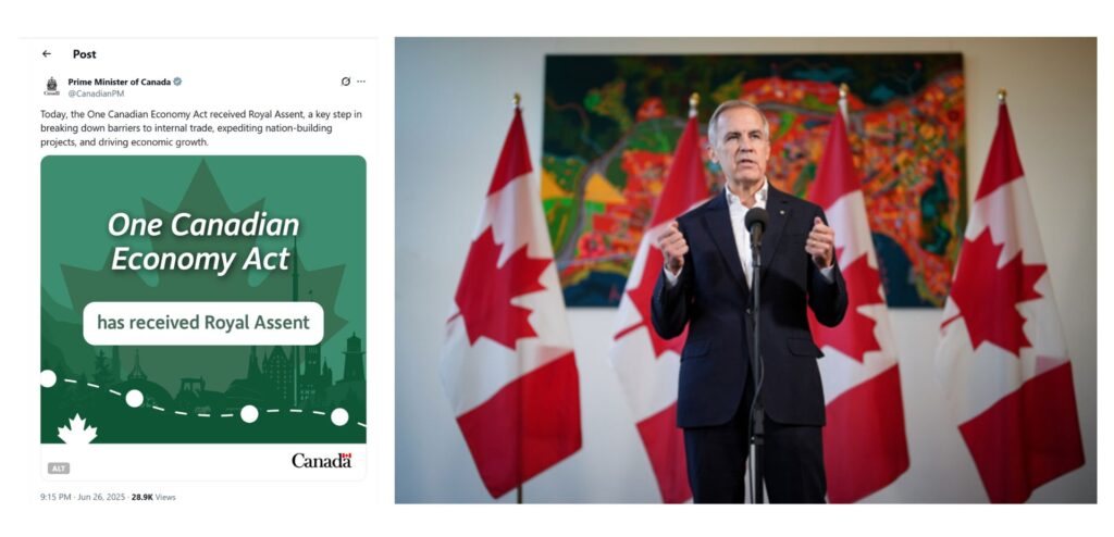 加拿大经济一体化法案：打破壁垒、加速建设，重塑全国市场
