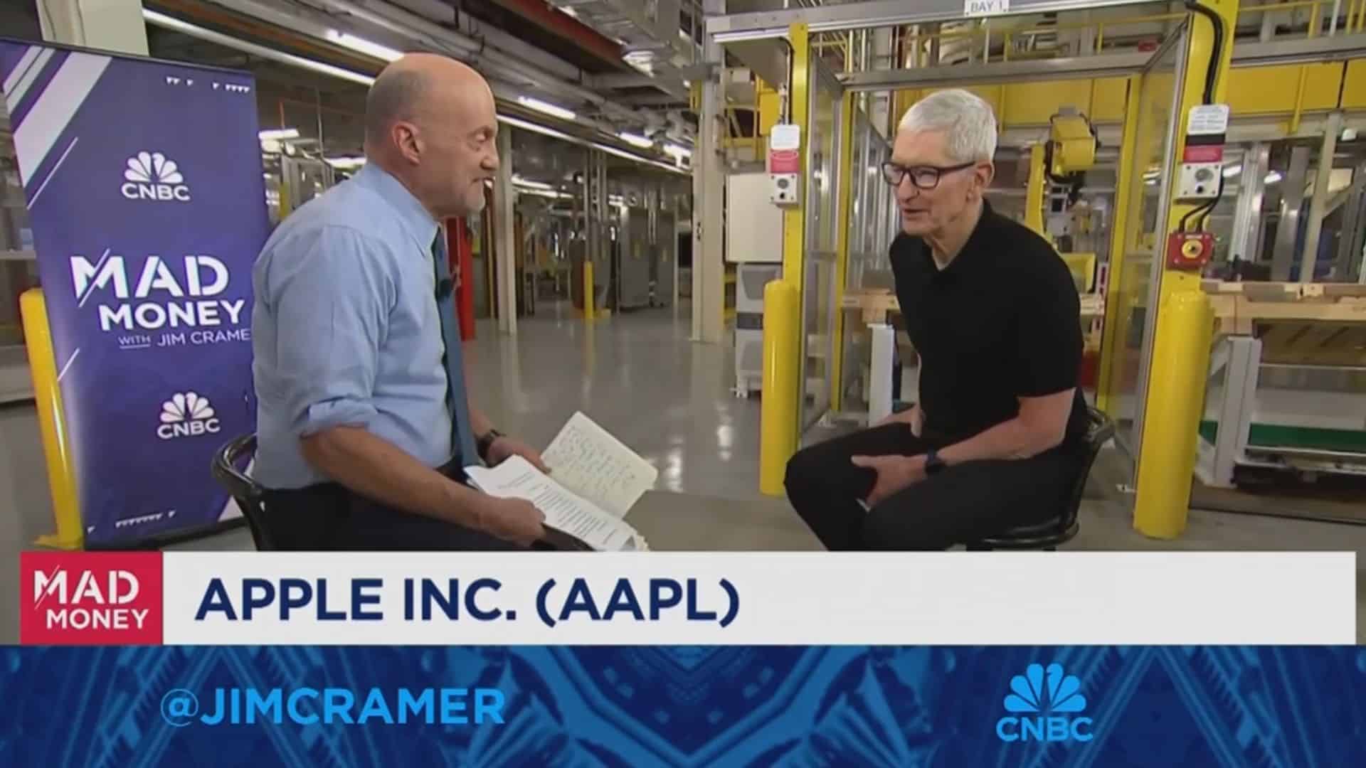 蒂姆·库克：他为 Apple 在美国构建端到端硅供应链的进展感到“非常满意”