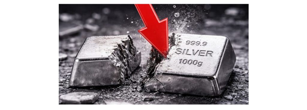 黄金暴跌真相 - 白银暴跌30%