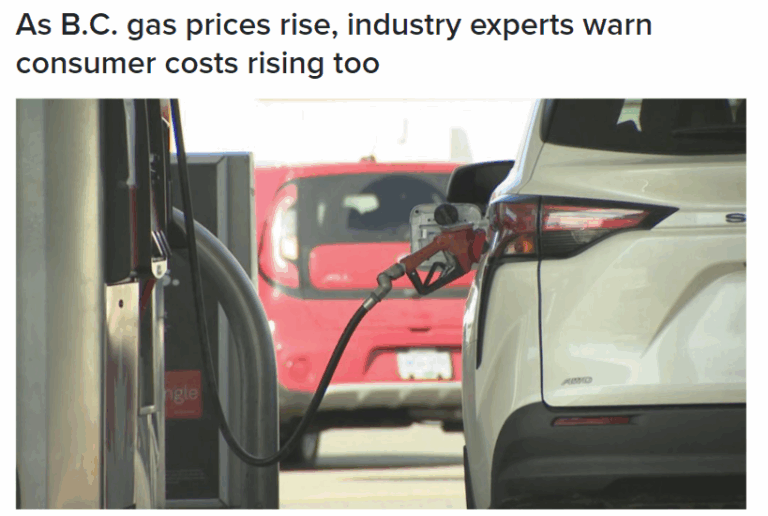 温哥华油价逼近$2.2/L：不只是加油变贵，新一轮通胀或将到来